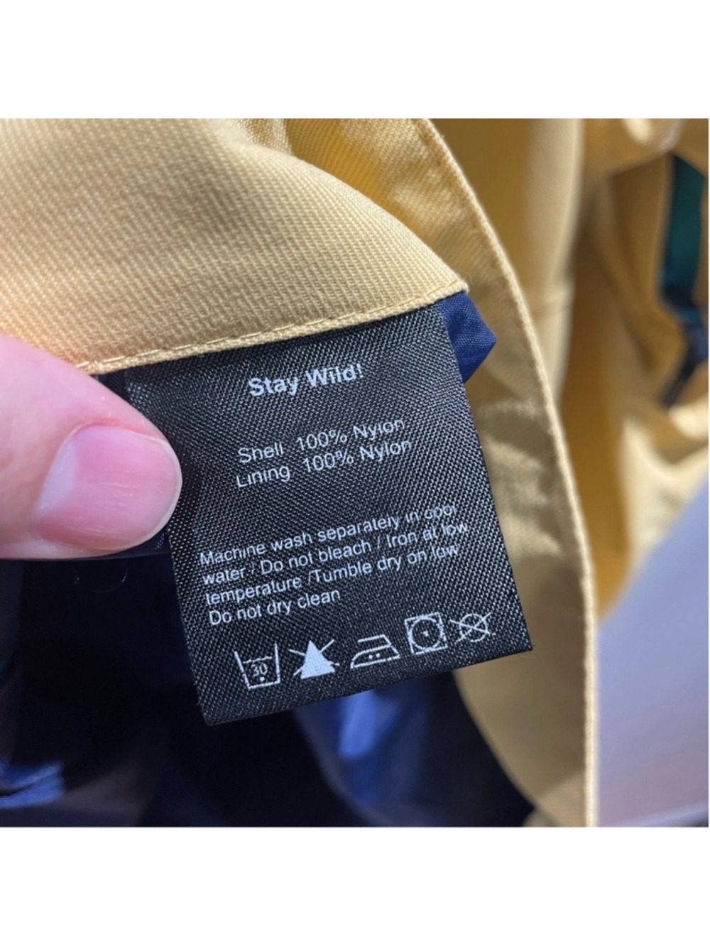 Airblaster Yellow Pullover Anorak Shell Size S - Picture 10 of 11